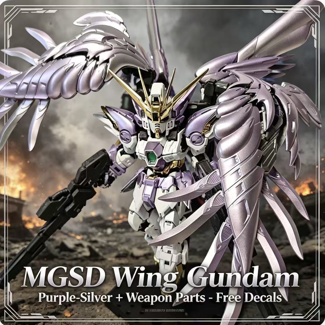 Model Kit Zeus - Model Mgsd Wing Purple Silver Xxxg-00ysw