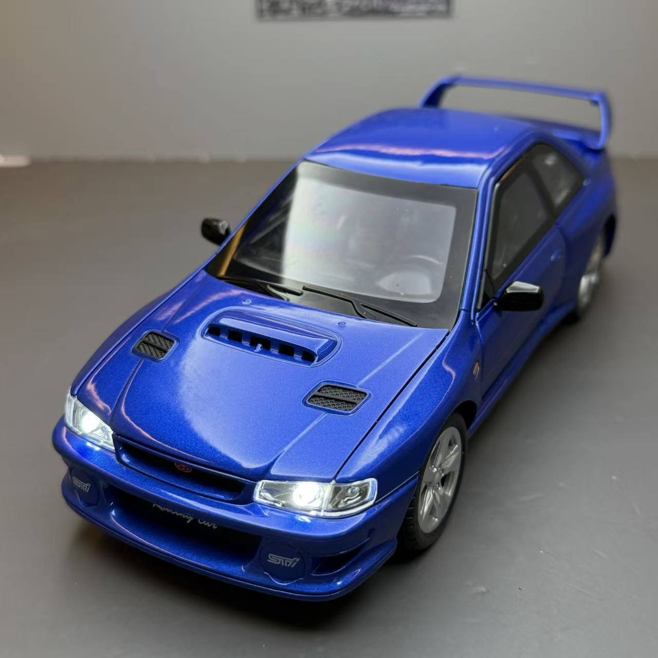 Model Kit Mustang - 1:24 WRX STI Samochód Sportowy, Metalowa