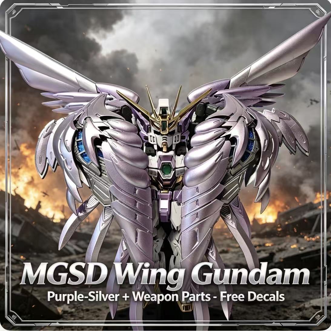 Model Mgsd Wing Purple Silver  – Model Kit Zeus recenzja i cena