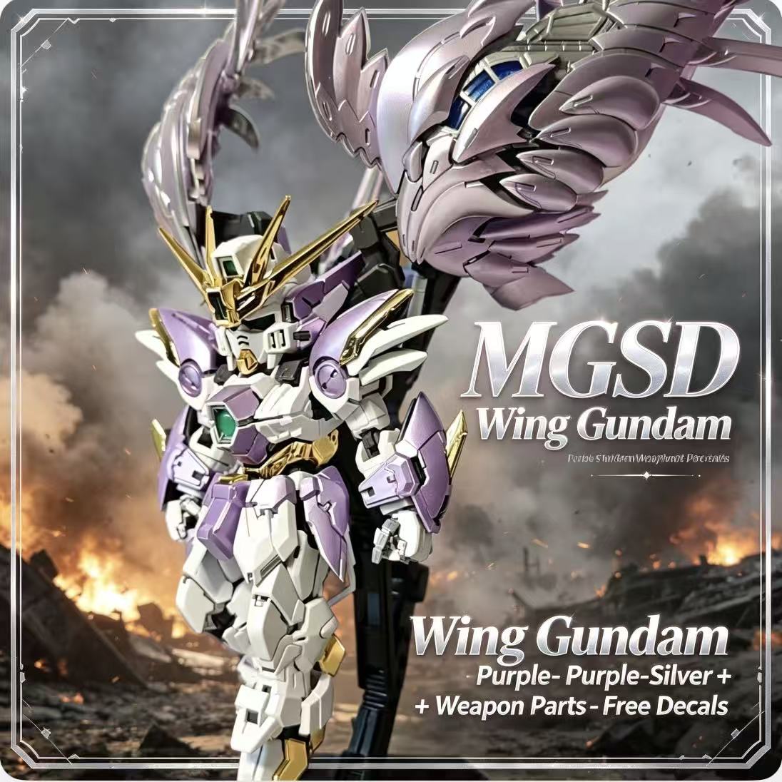 Model Mgsd Wing Purple Silver  – Model Kit Zeus recenzja i cena