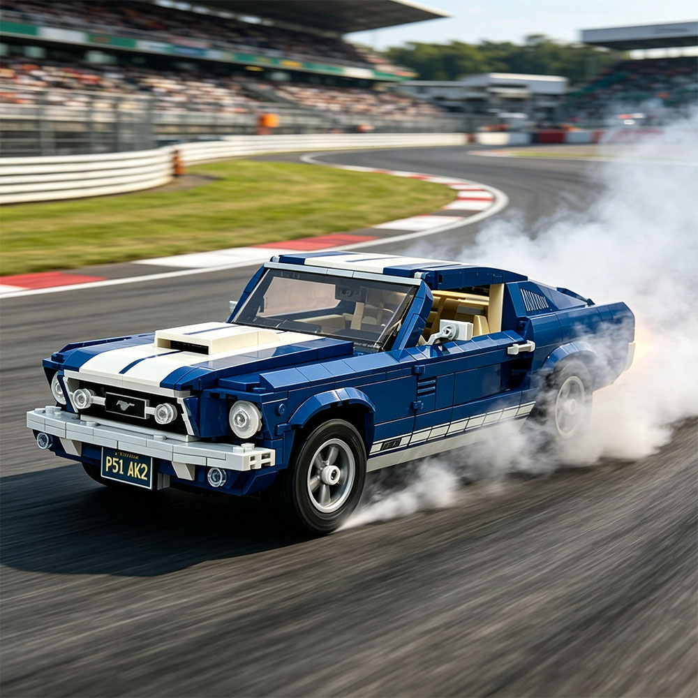 MOC 1471 elementów Mustang Spo – Model Kit Mustang recenzja i cena