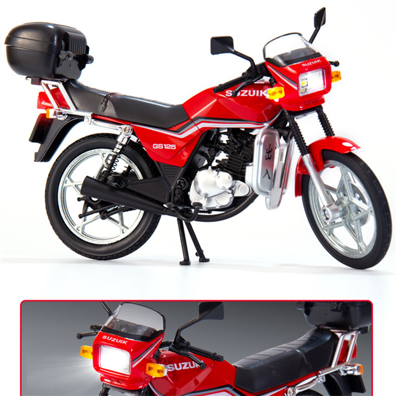 1:12 SUZUKI GS125 Alloy Retro  – Model Kit Aoshima recenzja i cena