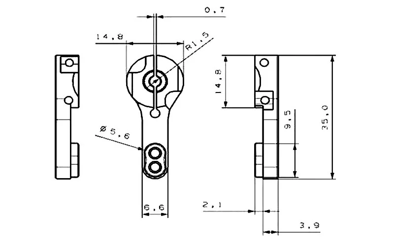 NEEBRC 25T RC Serwo Róg Alumin – Frame Model Kit recenzja i cena